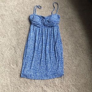Soma rayon thin strap summer dress w/bra padding.